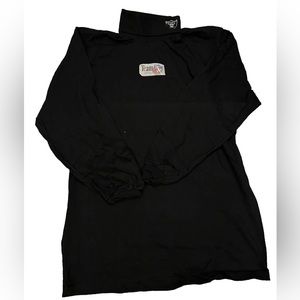 Vintage TURTLENECK RAIDERS Oakland Vegas  EMBROIDERED NECK USA men’s Size Large